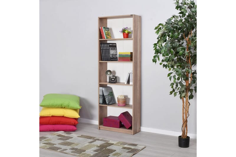 Hemani Reol 64 cm - Lysebrun - Opbevaring - Hylder & Reoler - Bogreol