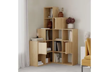 Hideo Reol 150,8 cm - Brun/Eg - Opbevaring - Hylder & Reoler - Bogreol