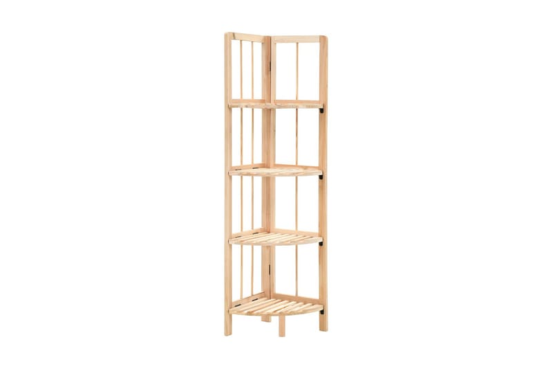 Hjørnehylde Cedertræ 27 X 27 X 110 Cm - Beige - Opbevaring - Hylder & Reoler - Hjørnehylde og hjørnereol