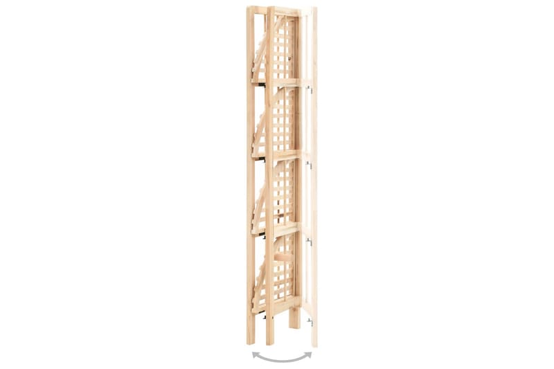 Hjørnehylde Cedertræ 27 X 27 X 110 Cm - Beige - Opbevaring - Hylder & Reoler - Hjørnehylde og hjørnereol