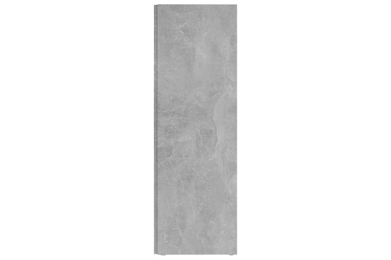 hjørnereol 33x33x100 cm spånplade betongrå - Grå - Opbevaring - Hylder & Reoler - Hjørnehylde og hjørnereol