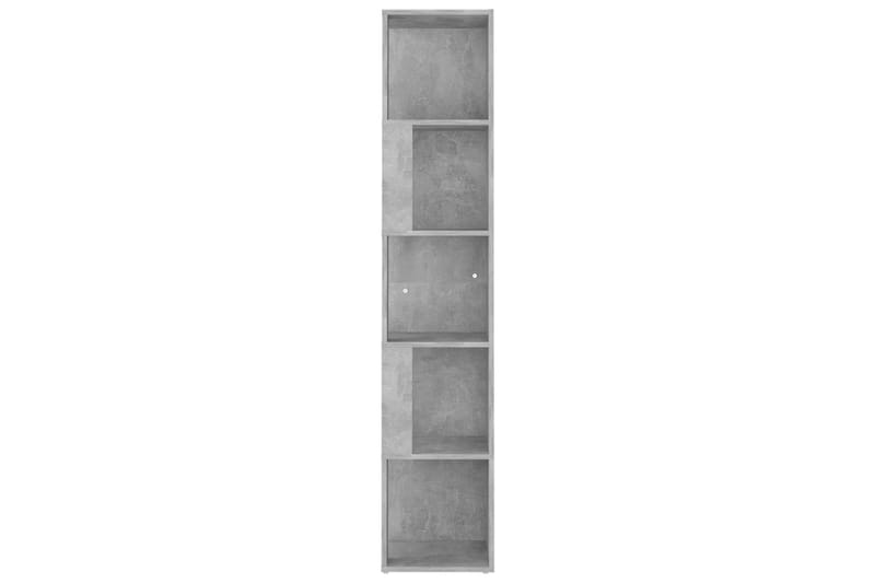 hjørnereol 33x33x164,5 cm spånplade betongrå - Grå - Opbevaring - Hylder & Reoler - Hjørnehylde og hjørnereol