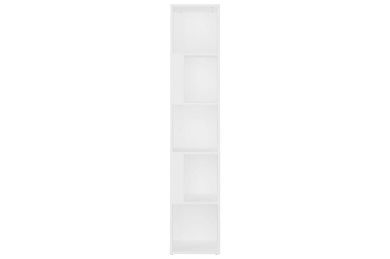 hjørnereol 33x33x164,5 cm spånplade hvid - Hvid - Opbevaring - Hylder & Reoler - Hjørnehylde og hjørnereol