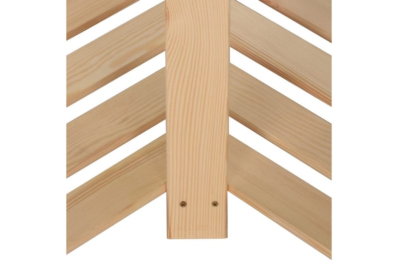 hjørnereol i 5 niveauer 82,5x82,5x170 cm massivt fyrretræ - Brun - Køkkenhylde - Hjørnehylde og hjørnereol