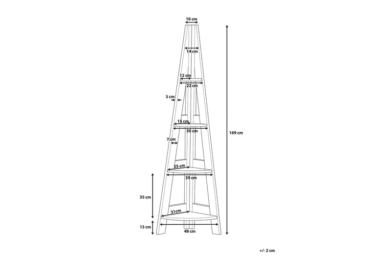 Solo hylde 48 cm - Træ / natur - Opbevaring - Hylder & Reoler - Hjørnehylde og hjørnereol