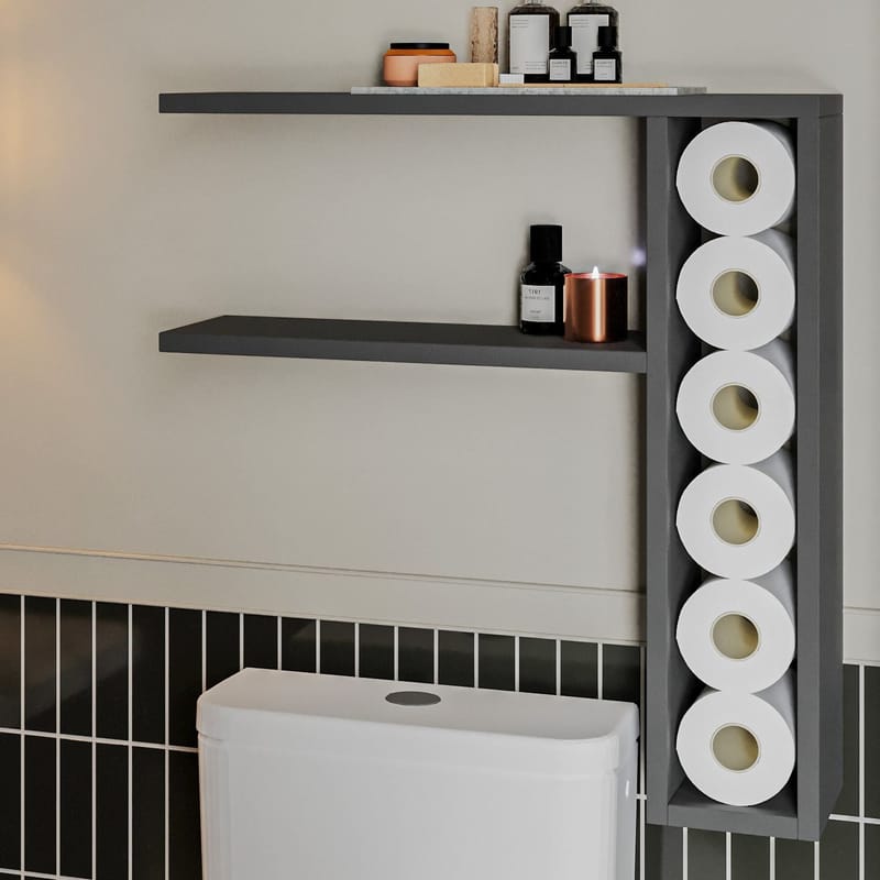 Hollowmere Væghylde 60x61,8x15 cm - Antracit - Opbevaring - Hylder & Reoler - Væghylde & vægreol