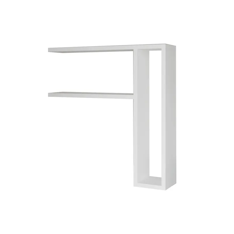 Hollowmere Væghylde 60x61,8x15 cm - Hvid - Opbevaring - Hylder & Reoler - Væghylde & vægreol