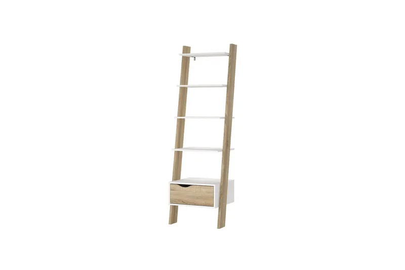 Hostafranc Bogreol 55,1 cm i Eg, Hvid