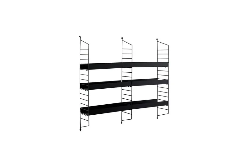Hylder Homitis Pira Hylde 98 cm Sort, undefined