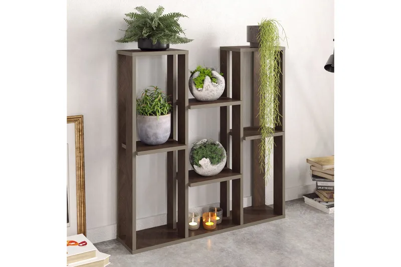 Chloemae Plantebord 90 cm - Valnød - Opbevaring - Hylder & Reoler - Hylder & hyldeknægte