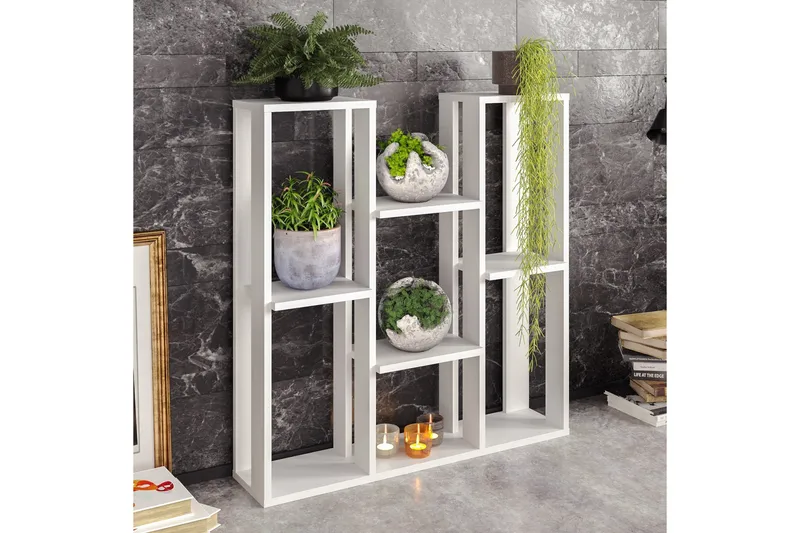 Michiyo Plantebord 90 cm - Hvid - Møbler - Borde - Aflastningsbord - Blomsterbord