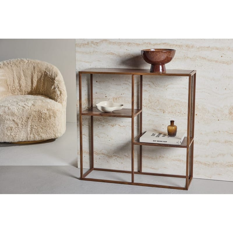 Hylder Venture Home Hylde Staal Walnut - Opbevaring - Hylder & Reoler - Hylder & hyldeknægte