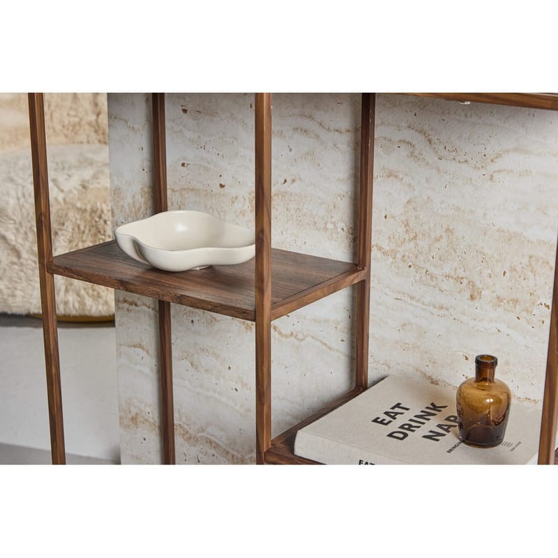 Hylder Venture Home Hylde Staal Walnut - Opbevaring - Hylder & Reoler - Hylder & hyldeknægte