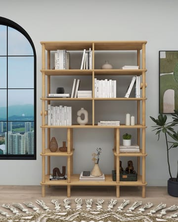 Icterina Bogreol 120x174 cm - Eg - Opbevaring - Hylder & Reoler - Bogreol