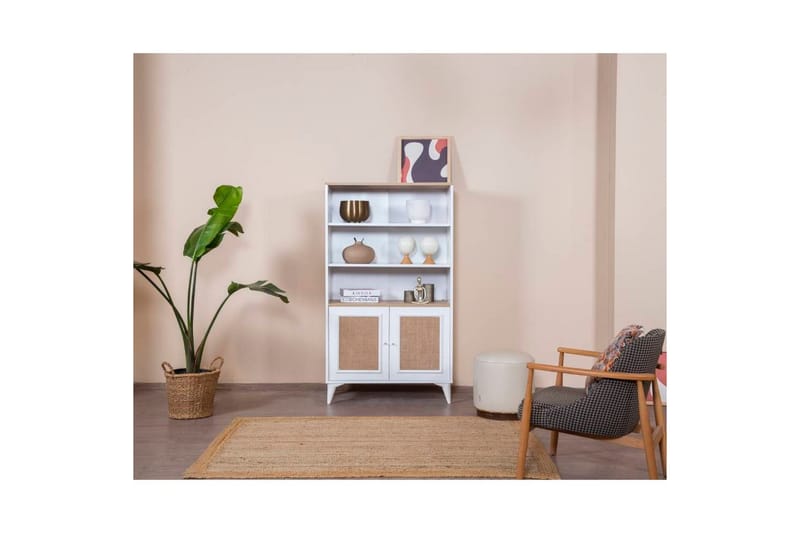 Jatinder Reol 90 cm - Hvid - Opbevaring - Hylder & Reoler - Bogreol