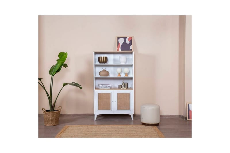 Jatinder Reol 90 cm - Hvid - Opbevaring - Hylder & Reoler - Bogreol
