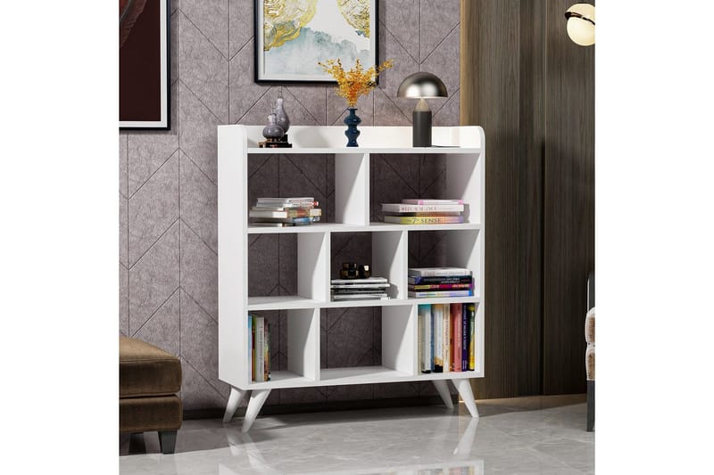 Kesto Bogreol 90 cm - Hvid - Opbevaring - Hylder & Reoler - Bogreol