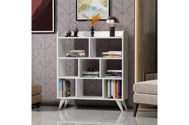 Kesto Bogreol 90 cm - Hvid - Opbevaring - Hylder & Reoler - Bogreol