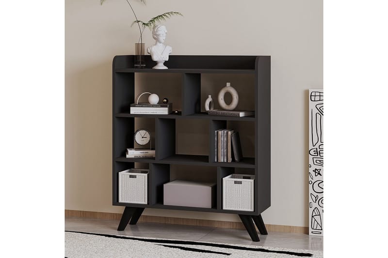 Kesto Reol 90 cm - Antracit - Opbevaring - Hylder & Reoler - Bogreol