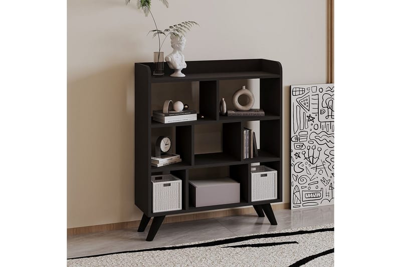 Kesto Reol 90 cm - Antracit - Opbevaring - Hylder & Reoler - Bogreol