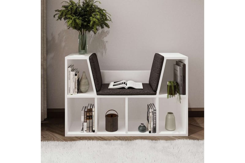Kylen Bogreol 103 cm - Hvid - Opbevaring - Hylder & Reoler - Bogreol
