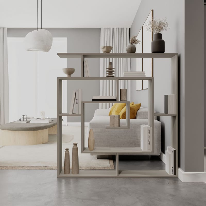 Labirent Bogreol 125 cm - Sandstone - Opbevaring - Hylder & Reoler - Bogreol