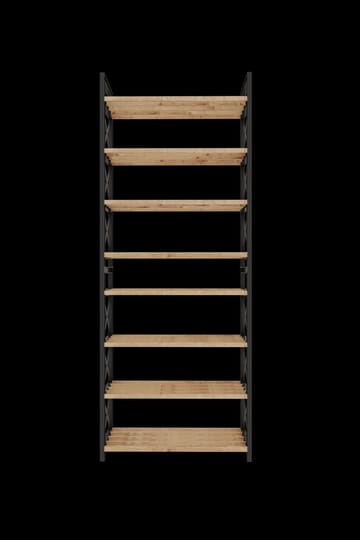 Lekora Multifunktionshylde 128 cm - Sort - Opbevaring - Hylder & Reoler - Hylder & hyldeknægte