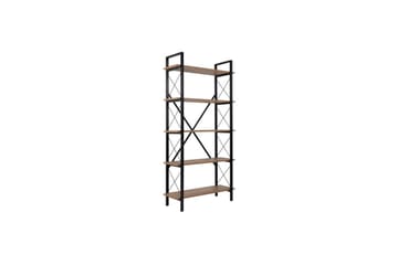 Møbler Nordure Bogreol Haruka Sort,Beige