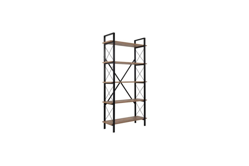 Møbler Nordure Bogreol Haruka Sort,Beige, undefined