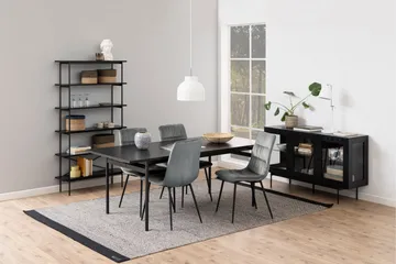 Mehoopany Bogreol 94 cm i Malet Træ - Sort - Opbevaring - Hylder & Reoler - Bogreol