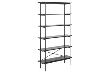 Mehoopany Bogreol 94 cm i Malet Træ - Sort - Opbevaring - Hylder & Reoler - Bogreol