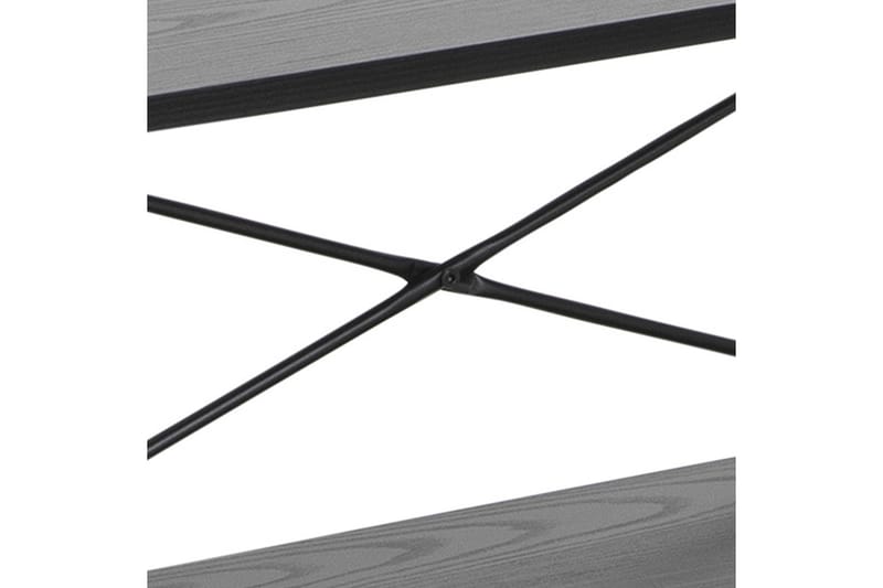 Mehoopany Bogreol 94 cm i Malet Træ - Sort - Opbevaring - Hylder & Reoler - Bogreol