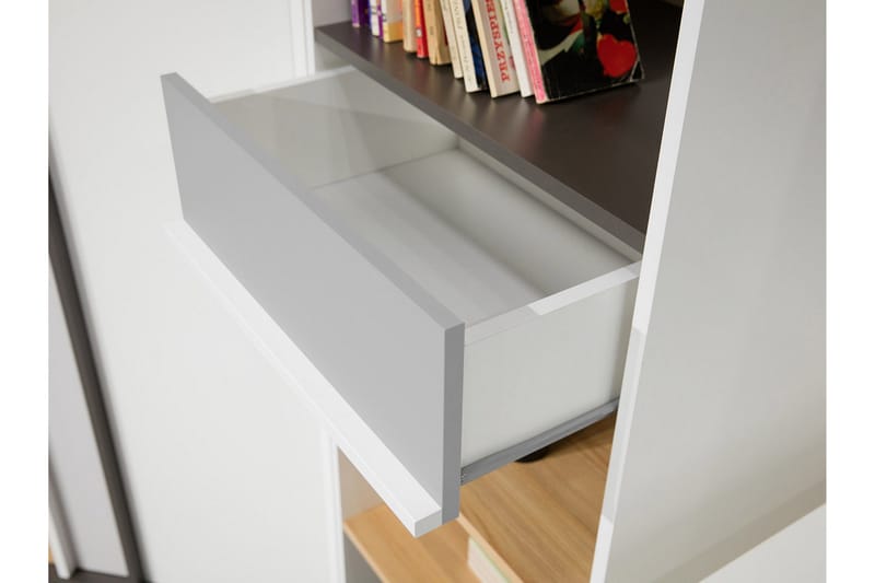 Metropolitan Bogreol 55x40 cm - Brun/Hvid/Lysgrå/Sort - Opbevaring - Hylder & Reoler - Bogreol