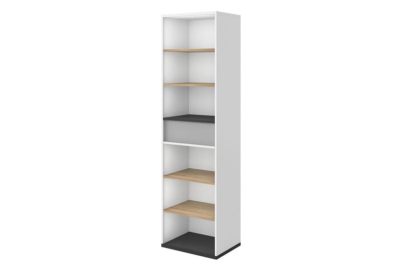 Metropolitan Bogreol 55x40 cm - Brun/Hvid/Lysgrå/Sort - Opbevaring - Hylder & Reoler - Bogreol