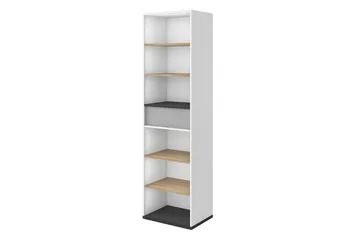 Metropolitan Bogreol 55x40 cm - Brun/Hvid/Lysgrå/Sort - Opbevaring - Hylder & Reoler - Bogreol