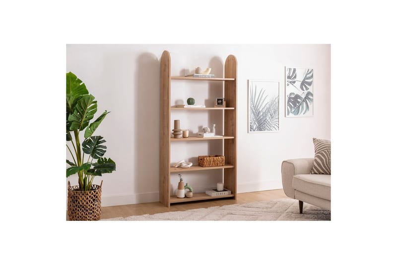 Mirra Bogreol 90 cm - Blå/Hvid - Opbevaring - Hylder & Reoler - Bogreol