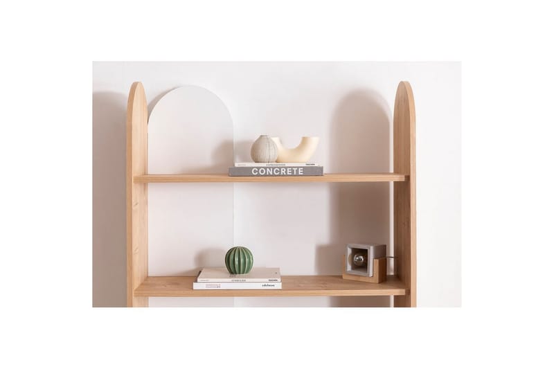 Mirra Bogreol 90 cm - Blå/Hvid - Opbevaring - Hylder & Reoler - Bogreol