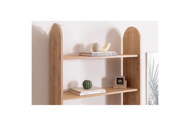 Mirra Bogreol 90 cm - Blå/Hvid - Opbevaring - Hylder & Reoler - Bogreol