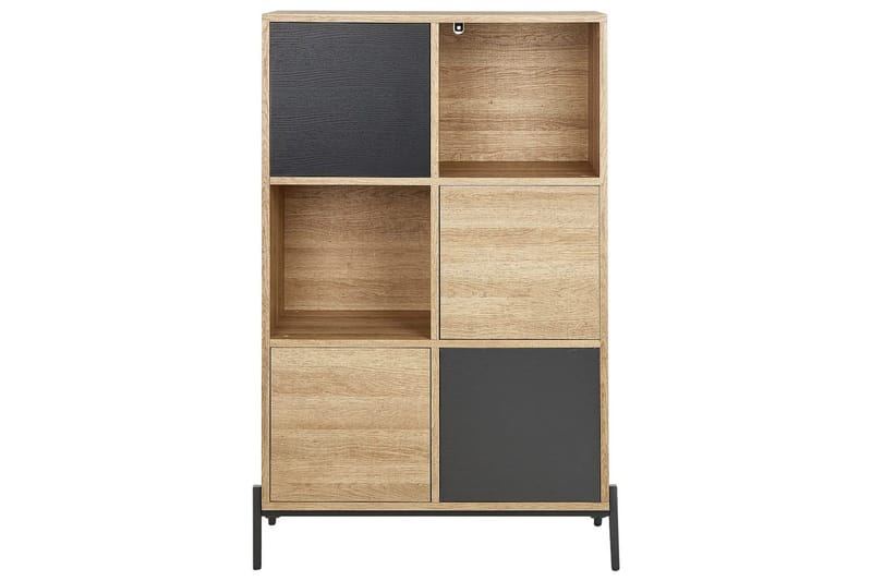 Moines Bogreol 80 cm i Eg - Lysebrun - Opbevaring - Hylder & Reoler - Bogreol
