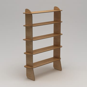 Molira Bogreol 102x215 cm - Naturtræ - Opbevaring - Hylder & Reoler - Bogreol