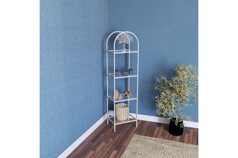Monaia Bogreol 40 cm - Hvid - Opbevaring - Hylder & Reoler - Bogreol
