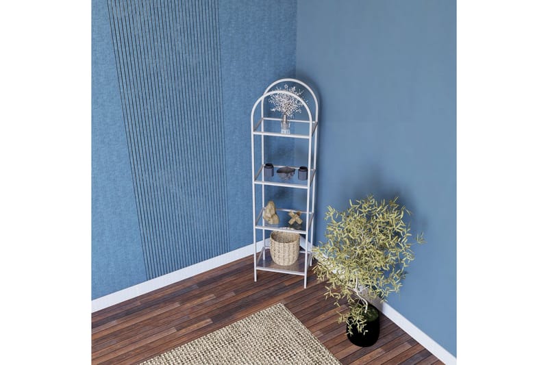 Monaia Bogreol 40 cm - Hvid - Opbevaring - Hylder & Reoler - Bogreol