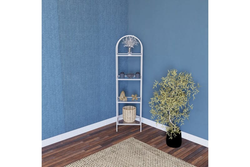 Monaia Bogreol 40 cm - Hvid - Opbevaring - Hylder & Reoler - Bogreol