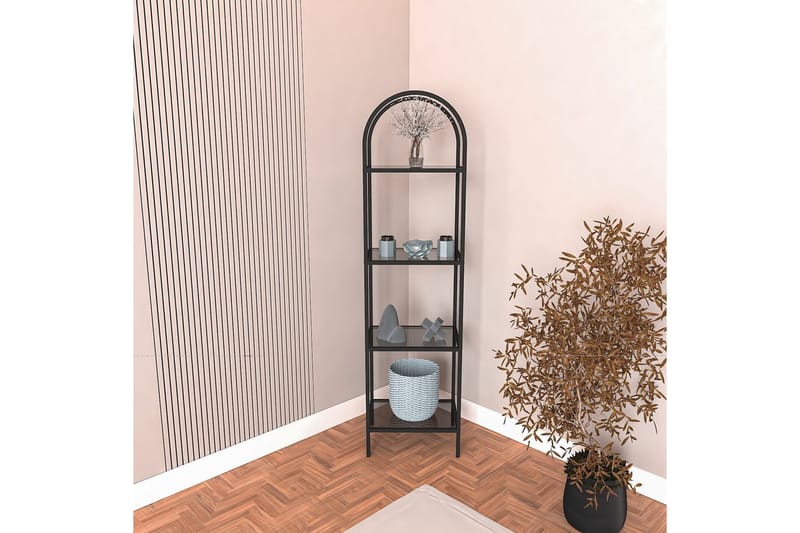 Monaia Bogreol 80 cm - Sort - Opbevaring - Hylder & Reoler - Bogreol