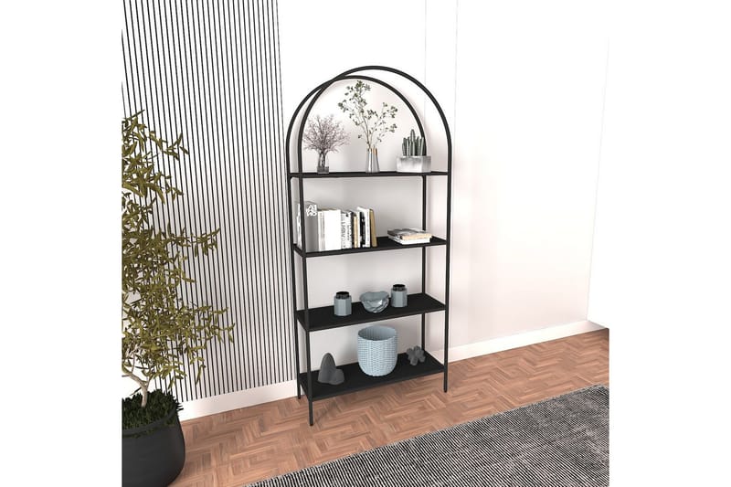 Monaia Bogreol 80 cm - Sort - Opbevaring - Hylder & Reoler - Bogreol