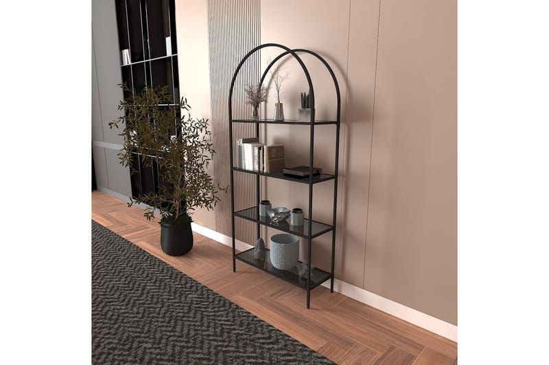 Monaia Bogreol 80 cm - Sort - Opbevaring - Hylder & Reoler - Bogreol