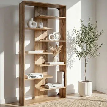 Moraro fritstående hylde 90 cm - Naturbrun - Opbevaring - Hylder & Reoler - Bogreol