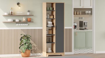Multi Purpose Cabinet Homitis Eg antracit - Eg/Antracit - Opbevaring - Hylder & Reoler - Bogreol