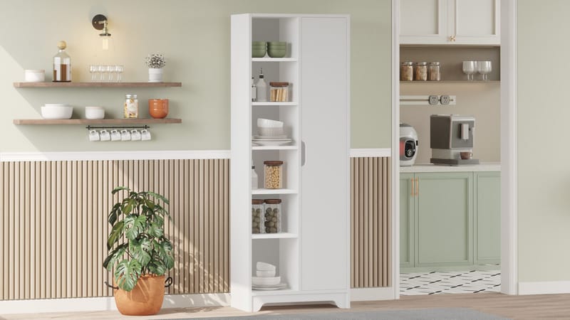 Multi Purpose Cabinet Homitis Hvid - Opbevaring - Hylder & Reoler - Bogreol