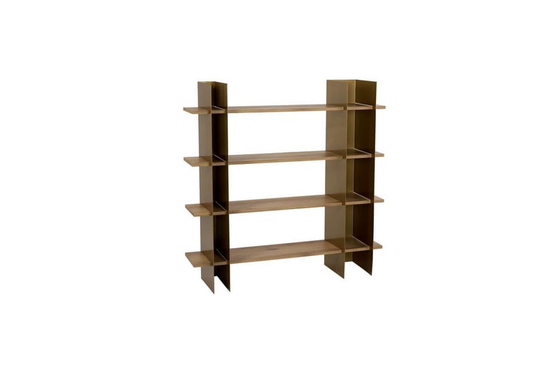Nara Bogreol 120 cm - Guld - Opbevaring - Hylder & Reoler - Bogreol